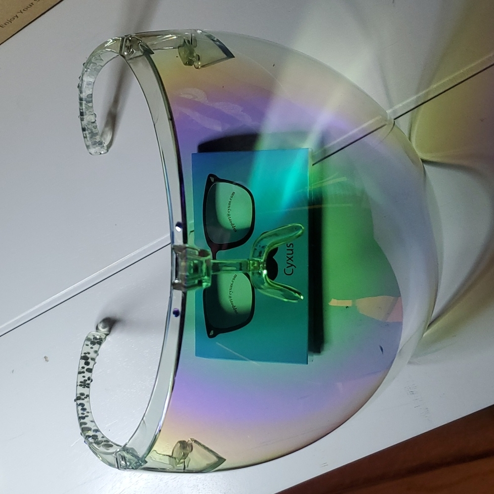 Swarovski UV face mask, hello P*****Valley!! Uncle Clifford wears these!